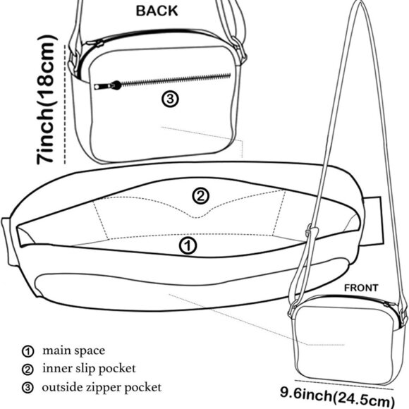 One Cruise At A Time: Elegant Crossbody Bag for Travel Enthusiasts - Picture 2 of 7